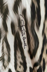 Recent Roberto Cavalli Chiffon Leopard Print Beachwear Caftan New w Tags