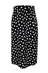 Fall 1982 Yves Saint Laurent Heart Print Black & White Suit Set