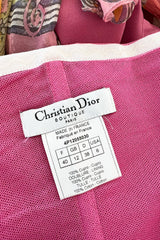 Fabulous Spring 2004 Christian Dior by John Galliano Three Piece Pink Silk Chiffon Set