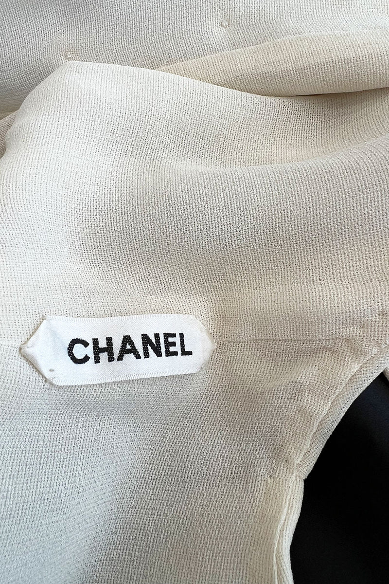 Chanel 00a and Karl Lagerfeld t 2000 Fall runway weed black trousers RTW  For Sale at 1stDibs