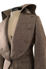 Spectacular Fall 2006 Alexander McQueen 'The Widows of Culloden' Collection Look 15 Skirt Suit