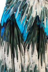 Stunning Spring 2003 Alexander McQueen 'Irere' Collection Silk Chiffon Runway Dress