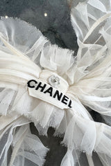 Spring 2006 Chanel by Karl Lagerfeld Haute Couture Pant Set w Detachable Collar & Sleeves