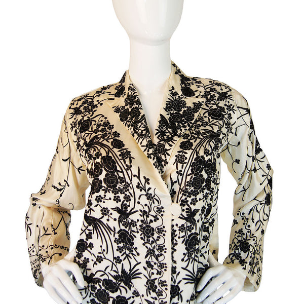 Silk best sale embroidered jacket