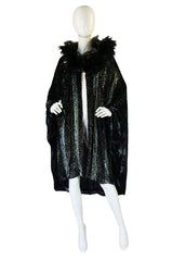 1920s Feather & Sequin Cocoon Cape – Shrimpton Couture