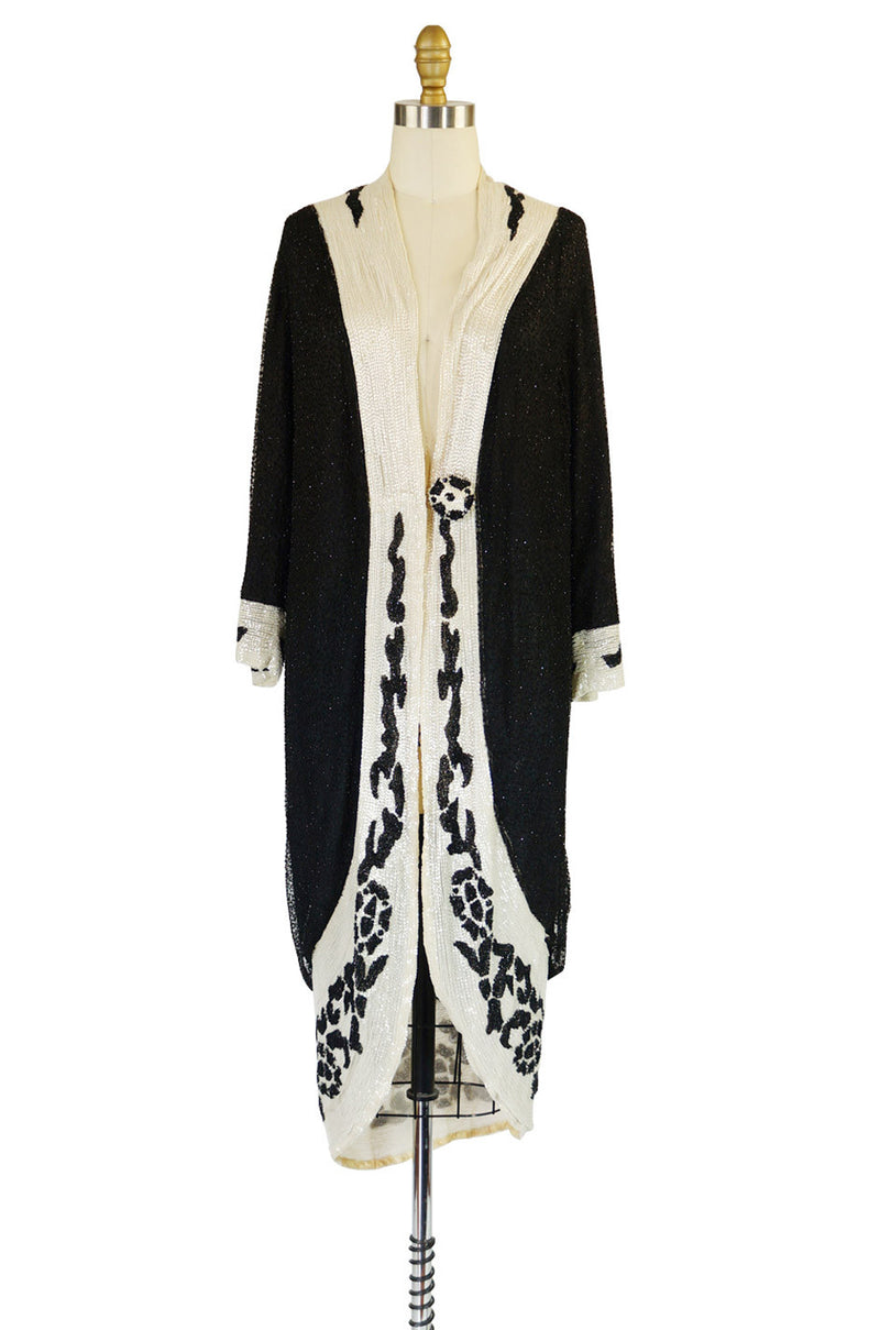 1920s Fully Beaded Cocoon Flapper Coat – Shrimpton Couture