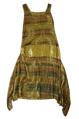 Sublime 1920s Silk & Lame Flapper Dress