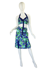 1950s Amazing 4-piece Halter Dress Set
