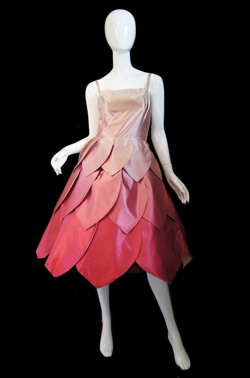 1950s Couture Pink Petal Dress & Jacket – Shrimpton Couture