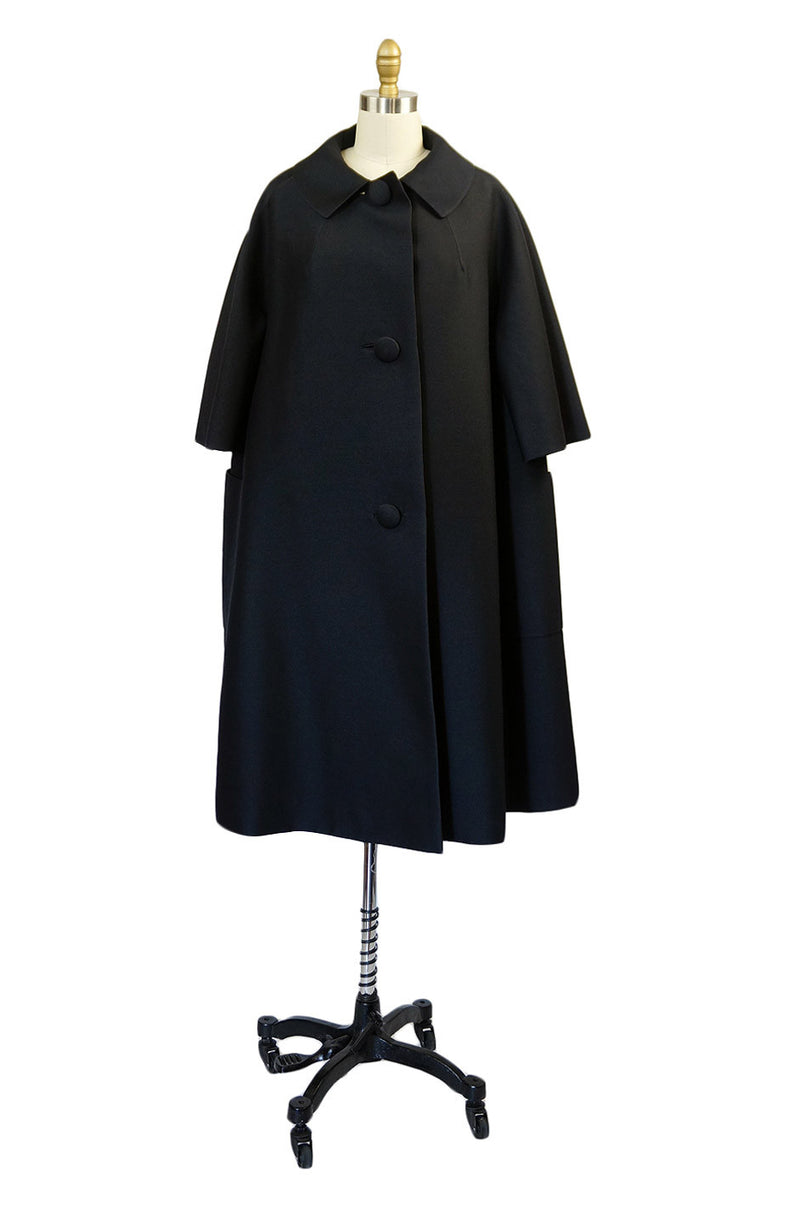 tent coat 1950s Originala True Tent Silk Coat – Shrimpton Couture
