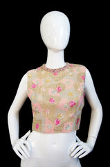 1960s Pin Up Bead & Sequin Crop Shell