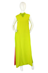 1960s Junior Vogue Original Crepe Gown