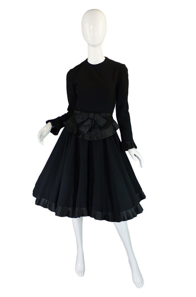 1960s Geoffrey Beene Silk Crepe Dress