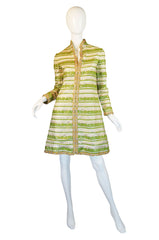 1960s Brocade Oscar De La Renta Dress