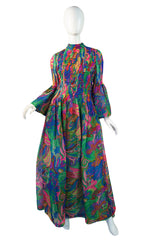 1960s Couture Silk Gazar Pierre Cardin