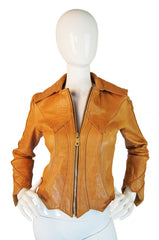 1960s East West Sculpted Leather Lacket