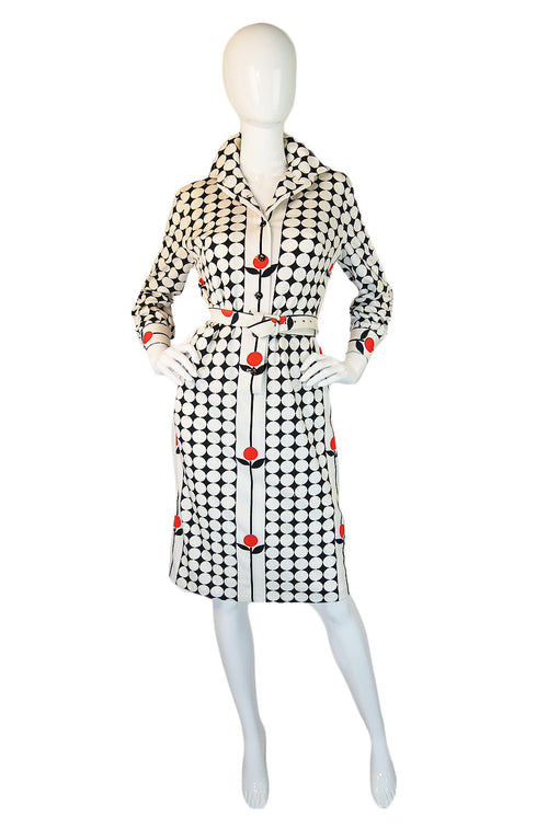 1960s Givenchy Couture Dots & Flowers