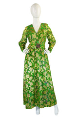 1960s Cabochon Belt Tat Saunders Gown