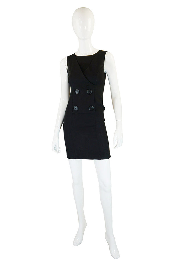 1960s Jacques Heim Linen Mini Dress