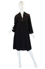 1970s Janice Wainwright Tunic Dress