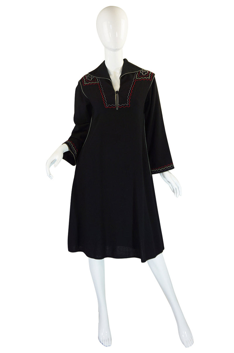 1970s Janice Wainwright Tunic Dress