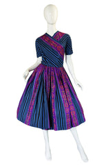 1950s Amazing Anne Fogarty Silk Dress