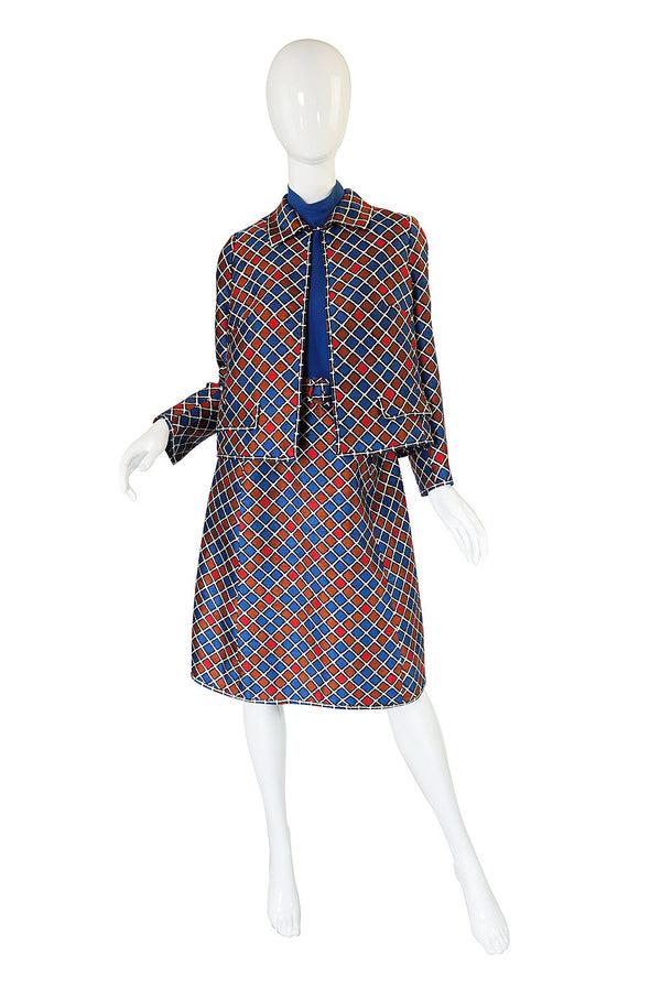 1960s Numbered Couture Balmain Suit