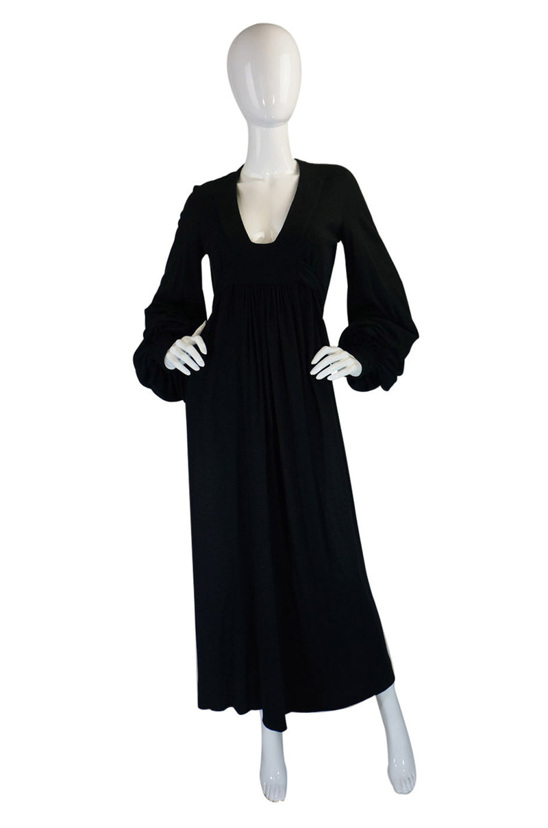 1960s Ossie Clark for Quorum Maxi Dress