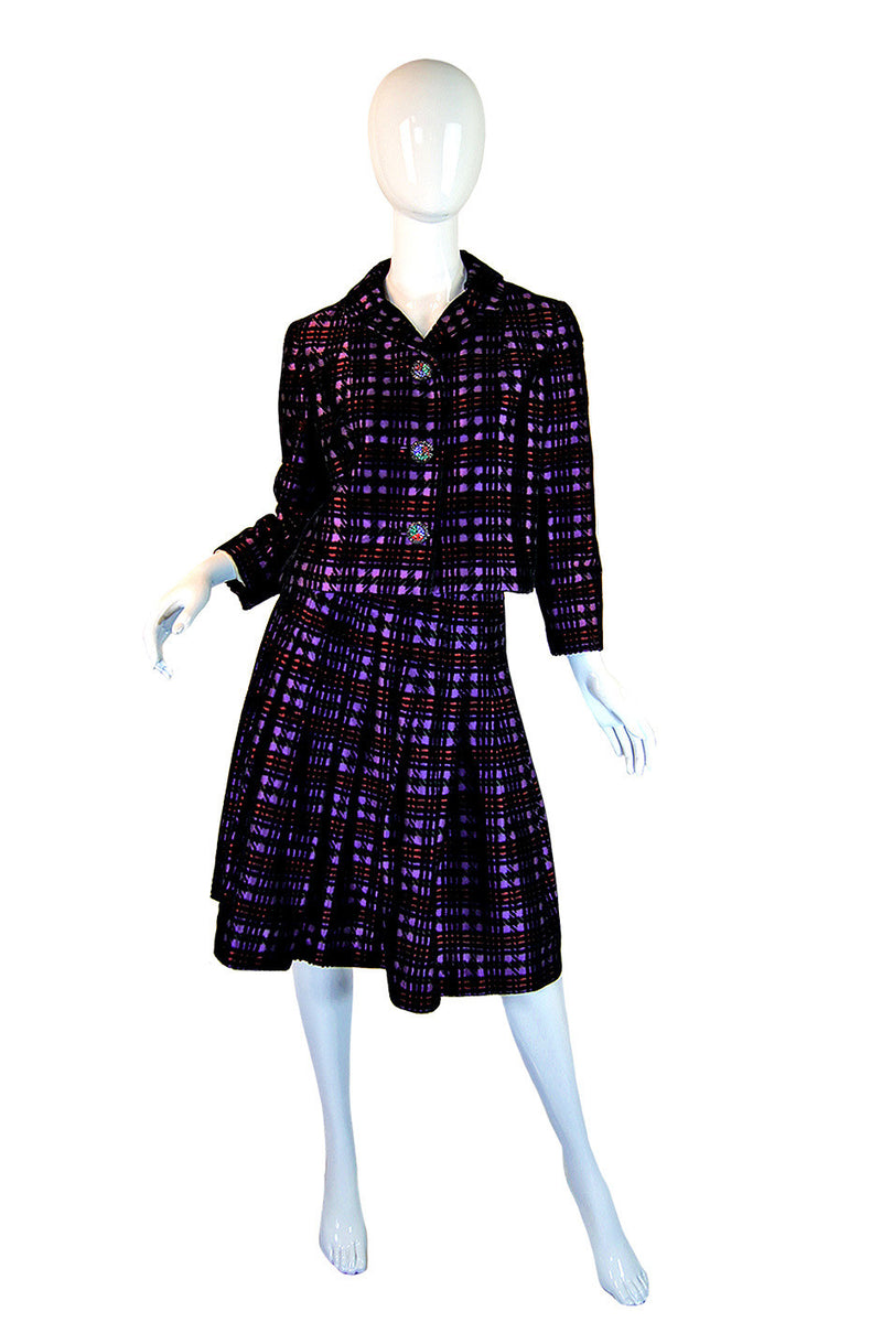 1960s Pattulo-Jo Copeland Check Suit