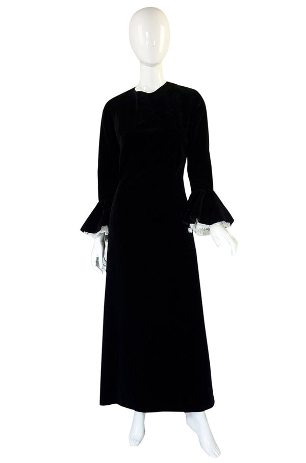 1960s Pierre Balmain Lace Cuffed Dress