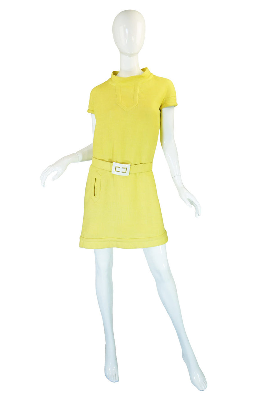 c1968 Pierre Cardin Couture Shift Dress
