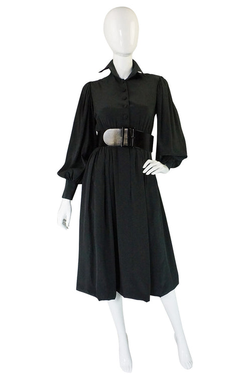 1960s Couture Silk Norman Norell Dress