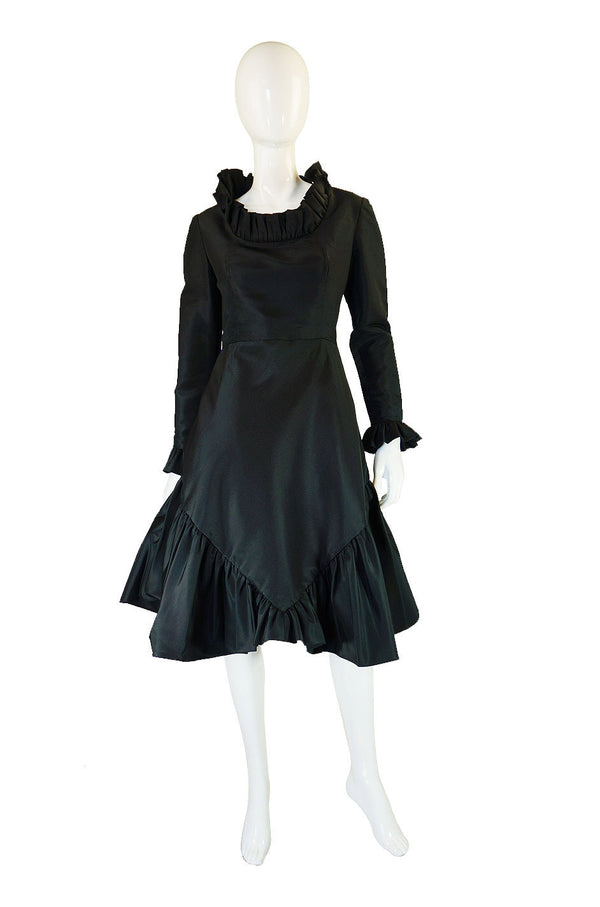 1950s Silk Taffeta Mollie Parnis Dress