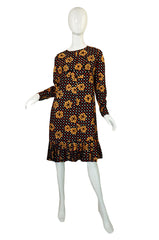 1960s Ungaro Parallele Quirky Dot Dress