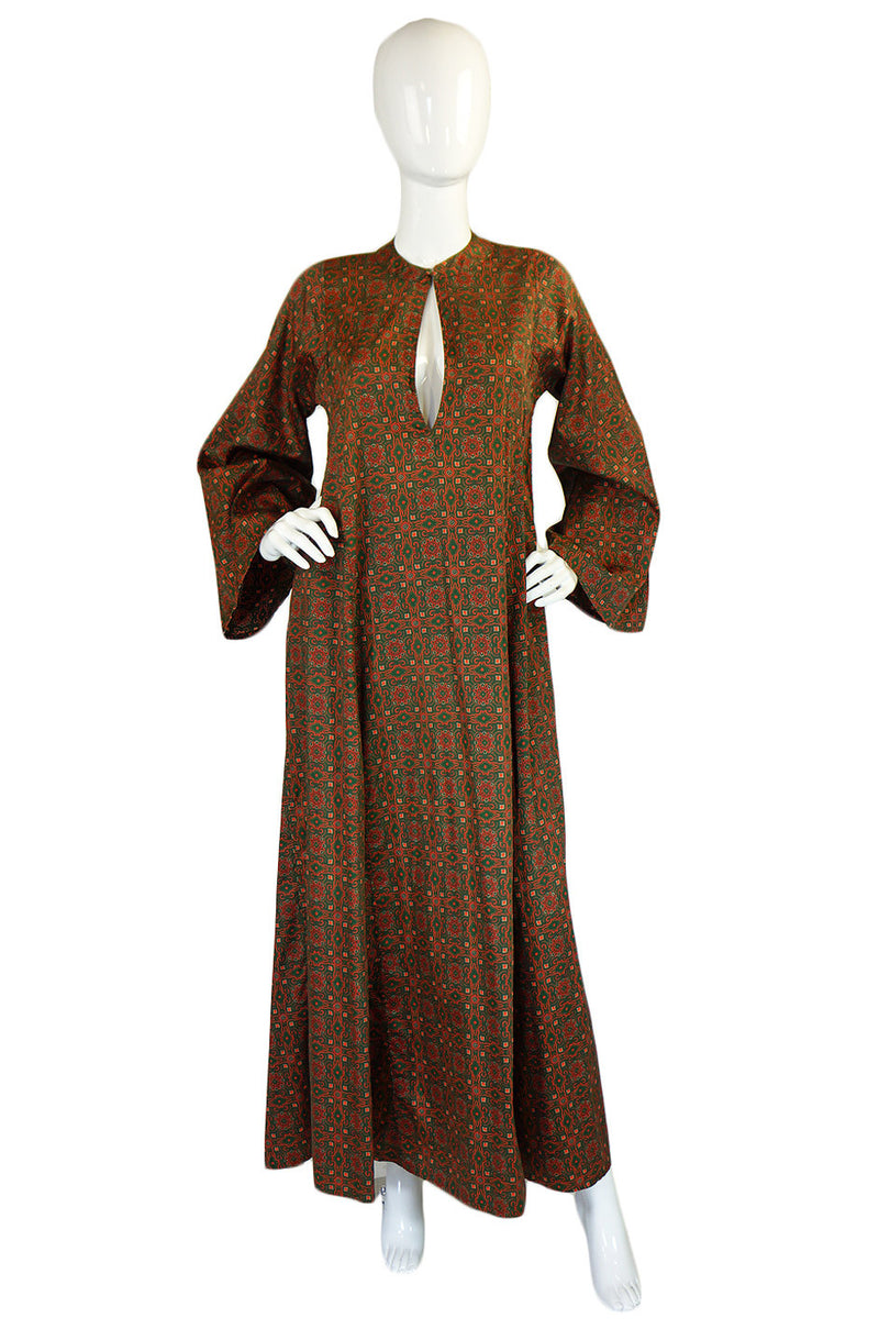 1971 Yves Saint Laurent Moroccan Caftan Shrimpton Couture 1971 Yves Saint Laurent Moroccan Caftan Shrimpton Couture