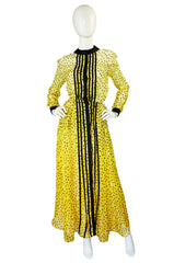 1970s Dotted Silk Ombre Geoffrey Beene – Shrimpton Couture