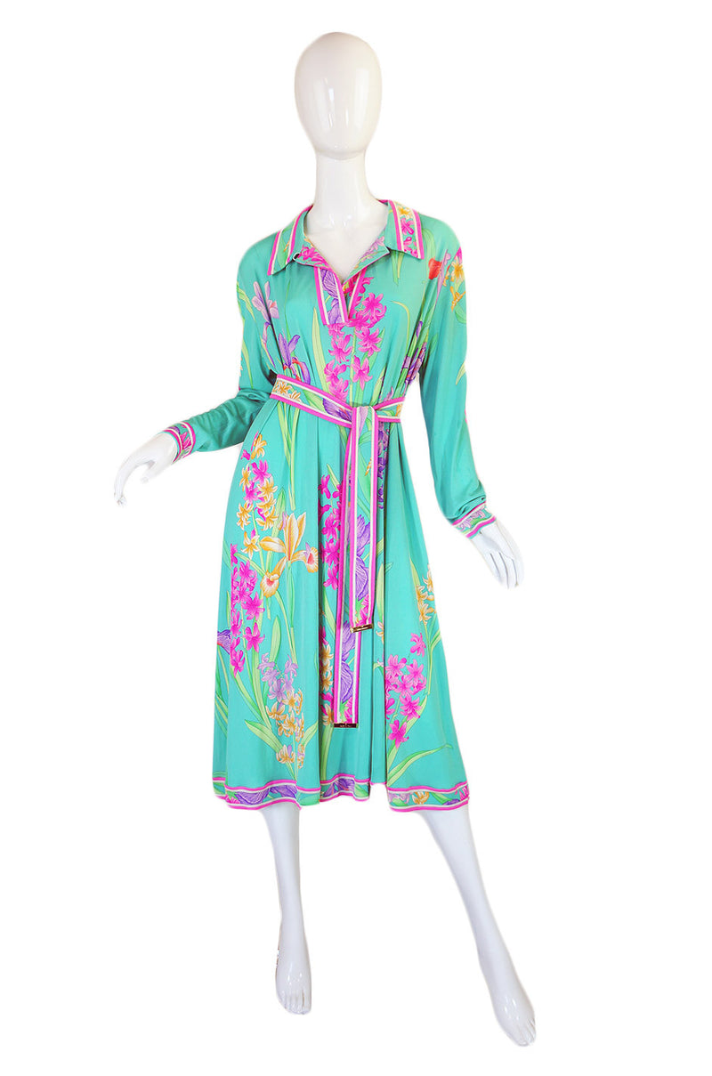 1970s Larger Leonard Paris Jersey Dress Shrimpton Couture 1970s Larger Leonard Paris Jersey Dress Shrimpton Couture