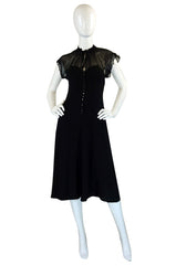 1970s Ossie Clark Radley Crepe Dress