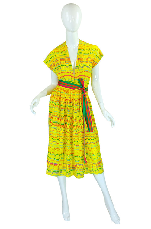 Spring 1979 Important Halston Plunge Dress