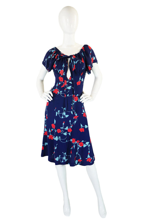 1970s Silk Celia Birtwell Print Ossie Clark