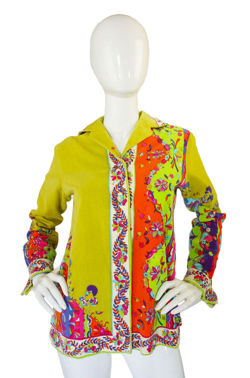 1970s Amazing Velvet Pucci Jacket