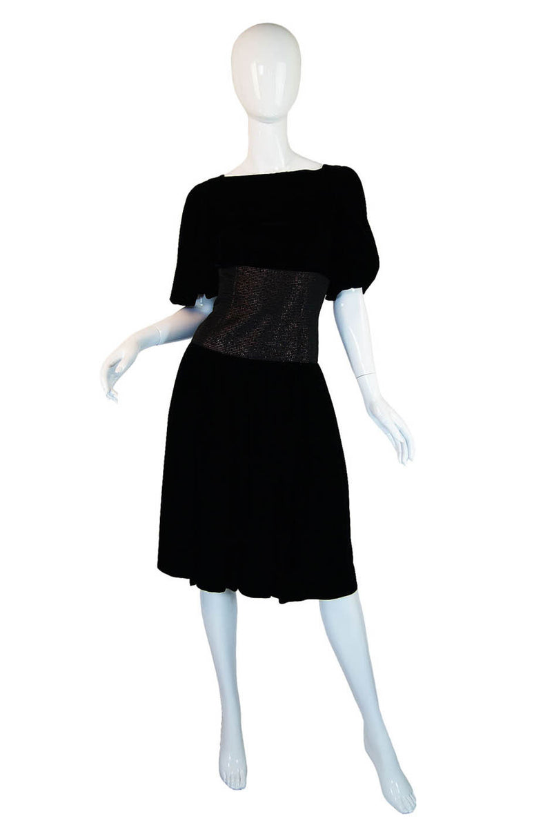 1960s Velvet & Gold Adele Simpson Dress Shrimpton Couture 1960s Velvet & Gold Adele Simpson Dress Shrimpton Couture