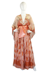 Rare 1974 Zandra Rhodes Lillies Dress