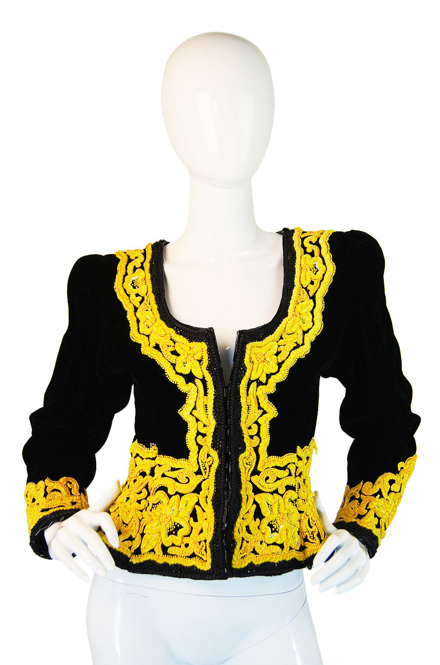 Escarpins Oscar De La Renta Vernis Noir Et Jaune Citron - Talon Aiguille - Taille 37 - Neufs Sans Boîte
