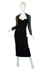 1980s Sophie Sitbon Silk Chiffon Dress