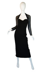 1980s Sophie Sitbon Silk Chiffon Dress