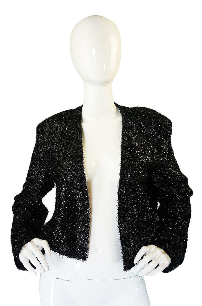 1980s Stephen Sprouse Eyelash Jacket – Shrimpton Couture