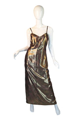 1990s Gianni Versace Lame Maxi