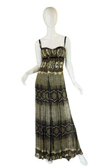 2006 Python Silk Roberto Cavalli Gown