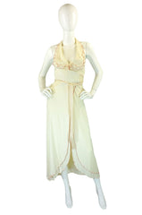 2001 Stephen Burrows Cream Wrap Dress – Shrimpton Couture